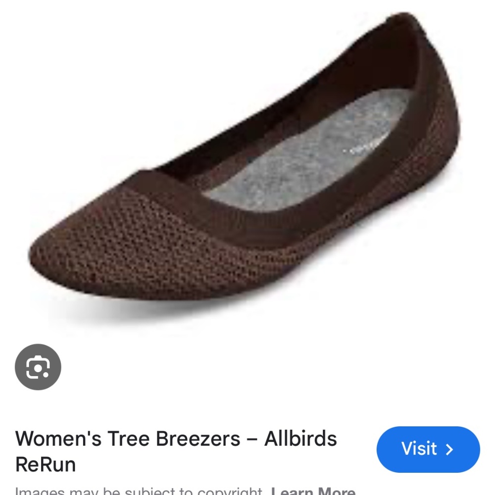Women’s tree breezers allbirds brown size 6